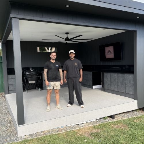 Nithu with client