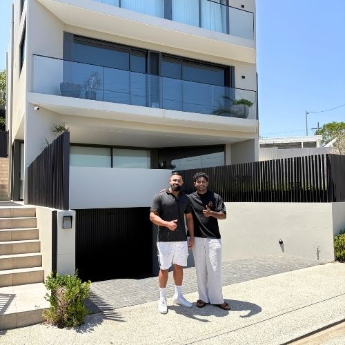 Nithu with client