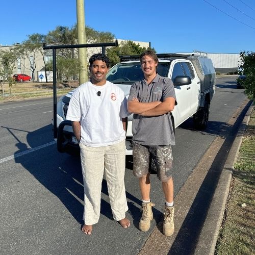 Nithu with client