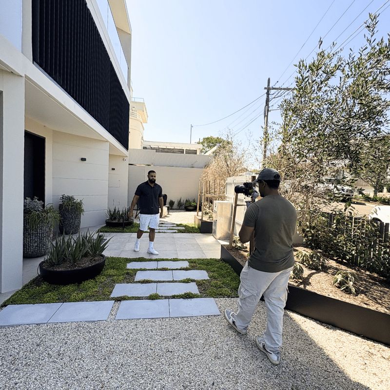 Building a brand on-site with client