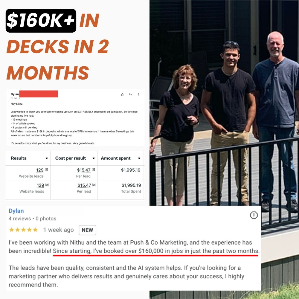 $160K+ in decks in 2 months for Dylan