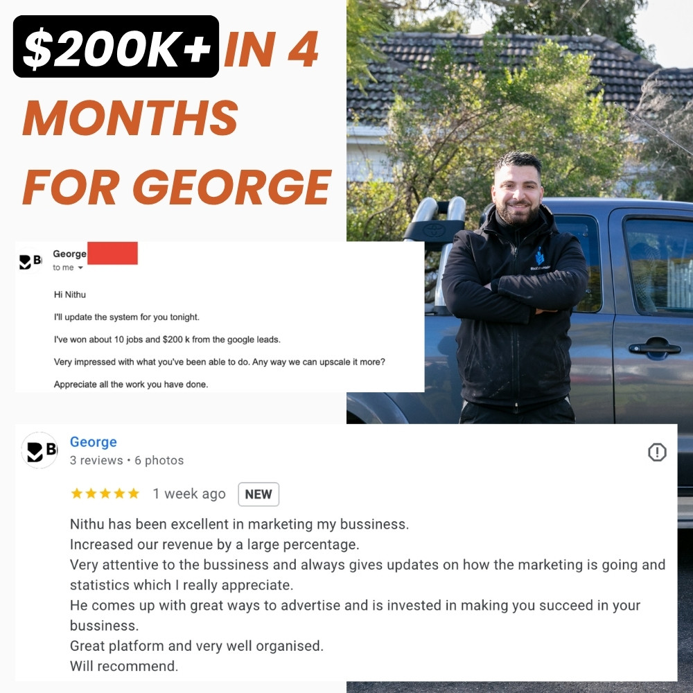 $200K+ in 4 months for George