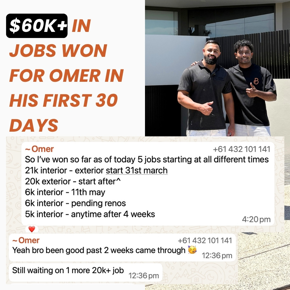 $60K+ in jobs won for Omer