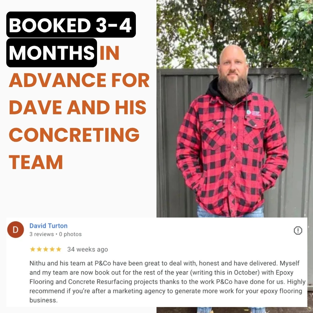 Booked 3-4 months in advance for Dave