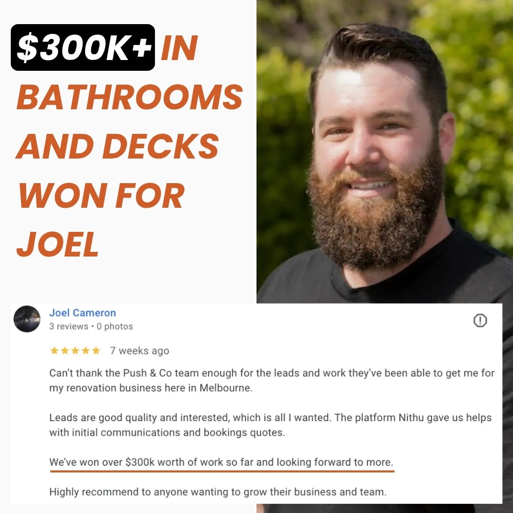 $300K+ in bathrooms and decks for Joel