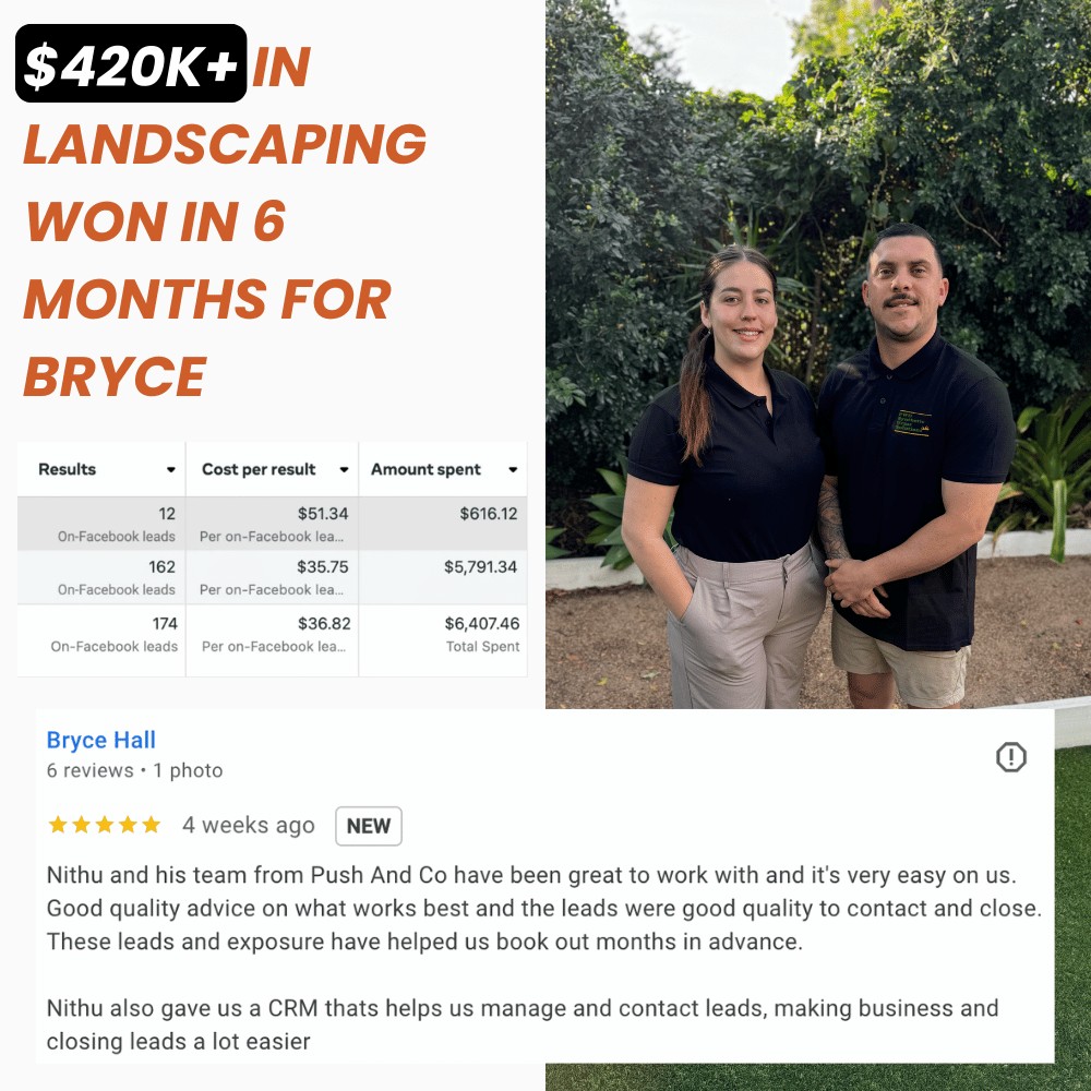 Client review with photo