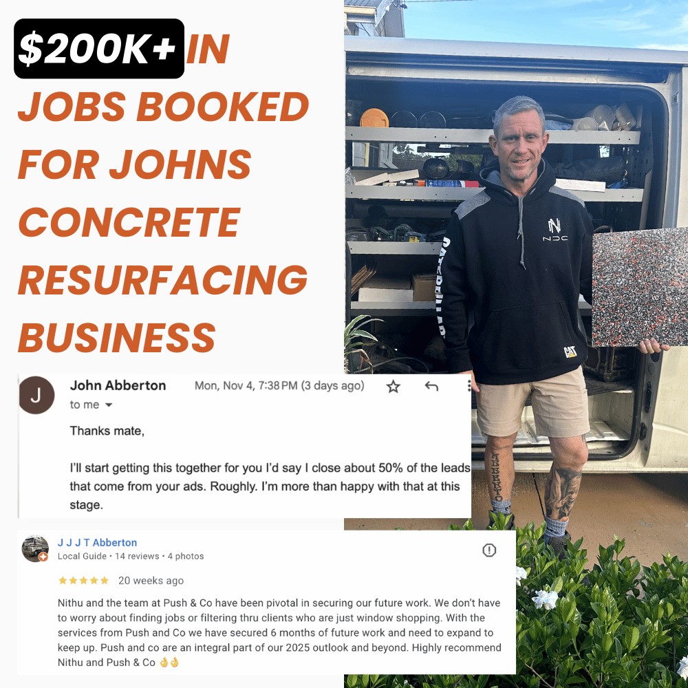 Client review with photo