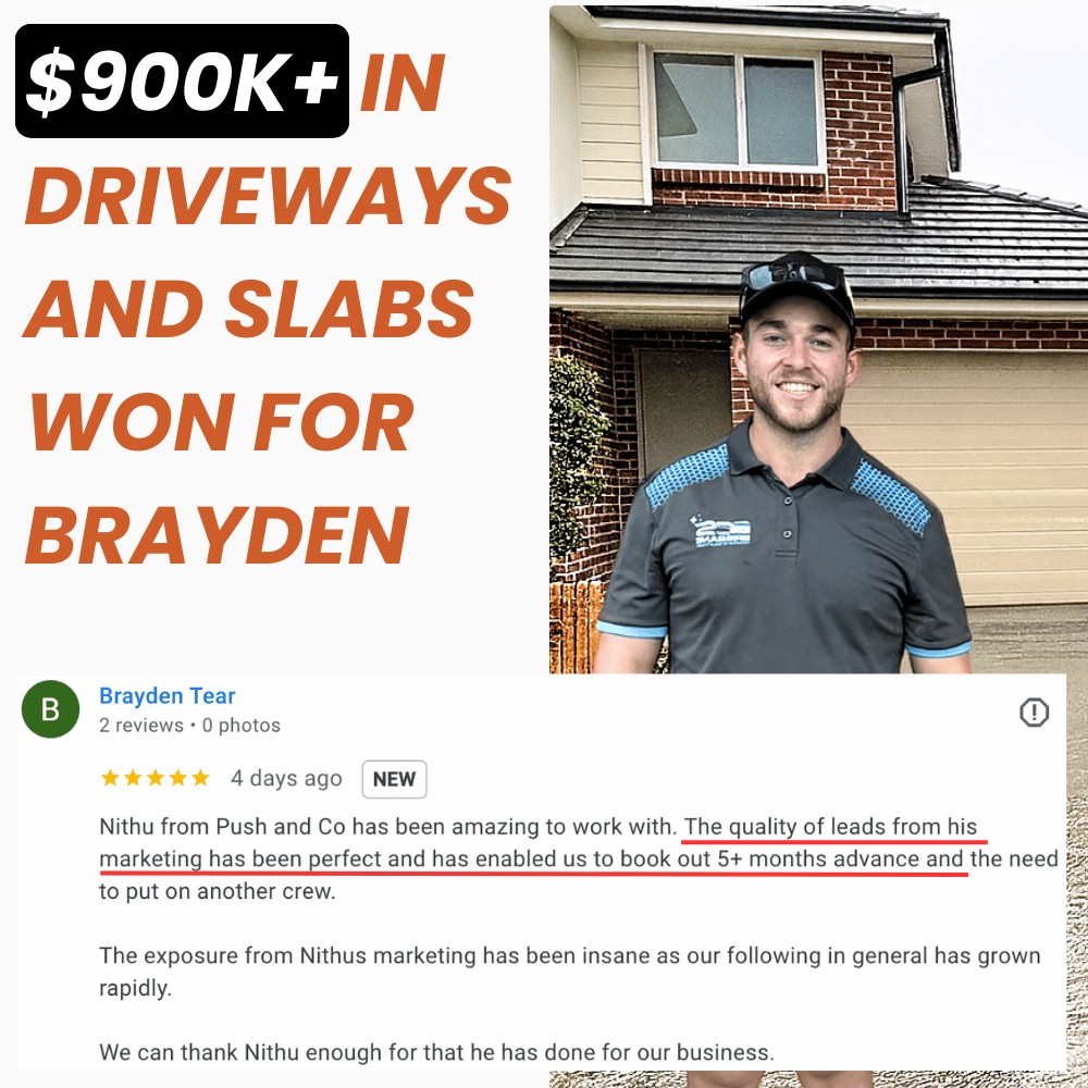 Client review with photo