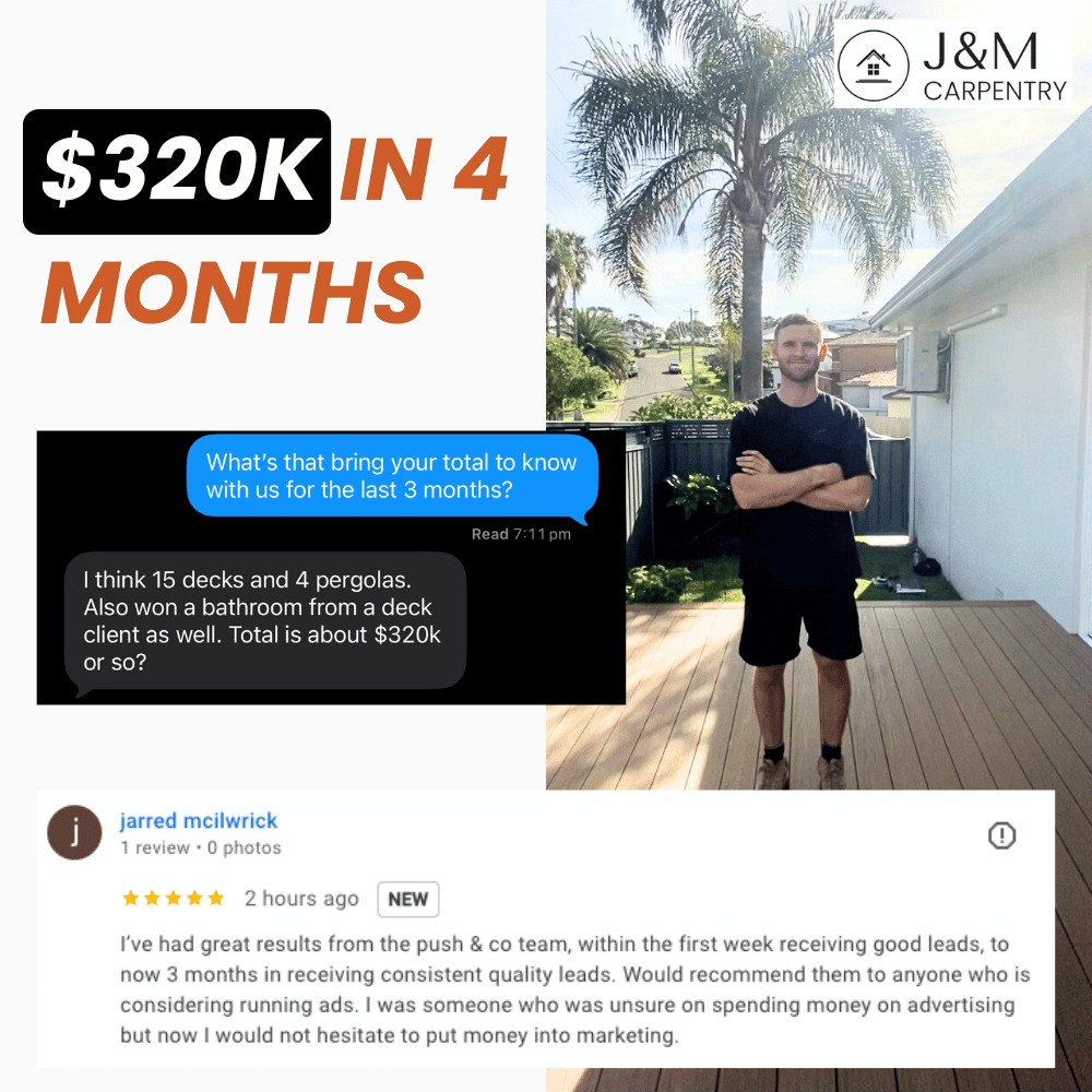 Client review with photo