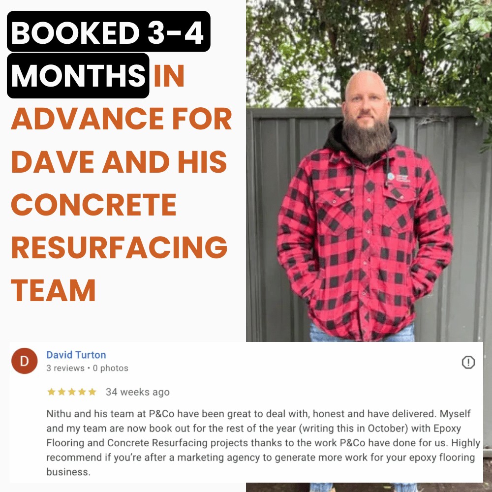 Client review with photo